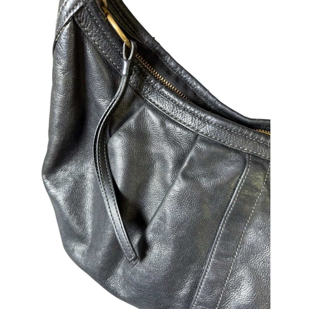 Y2K Vintage Coach Black leather Ergo Hobo Bag - Picture 3 of 9